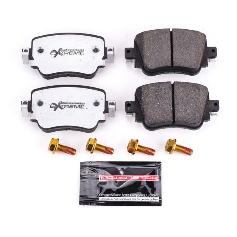 PowerStop — PowerStop - Z26 Performance Carbon-Fiber Ceramic Brake Pads with Hardware Kit