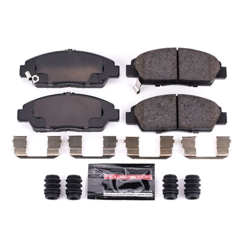 PowerStop — PowerStop - Z23 Daily Driver Carbon-Fiber Ceramic Brake Pads with Hardware Kit