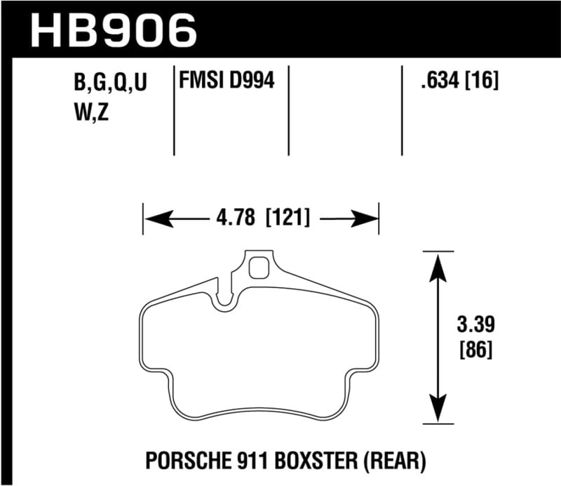 Hawk Performance — ER-1 Disc Brake Pad