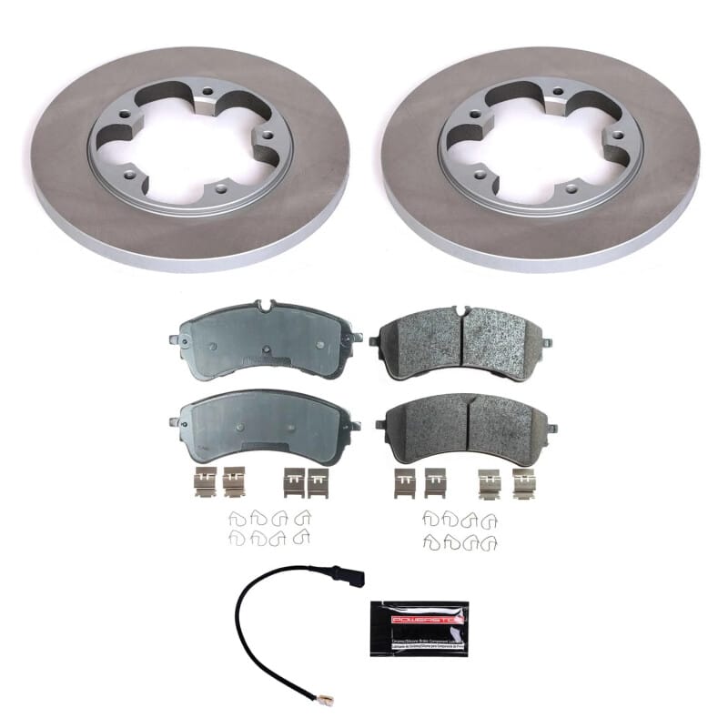 PowerStop — Semi-Coated Rotor and Low-Dust Ceramic Brake Pad Kit