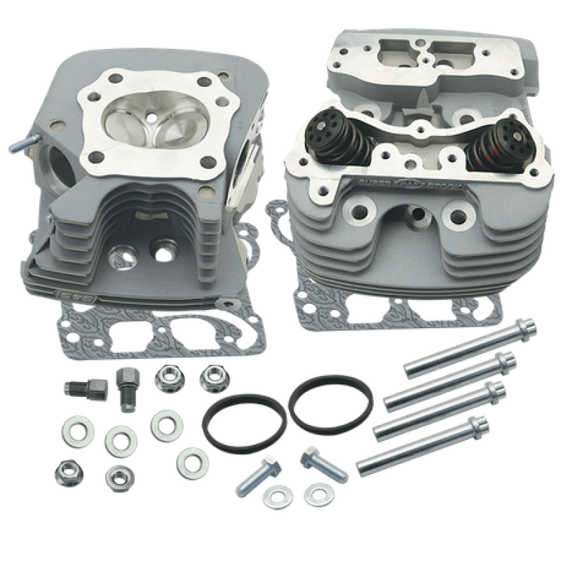 S&S Cycle — S&S Cycle 08-16 Touring Super Stock 89cc Cylinder Head Kit - Silver