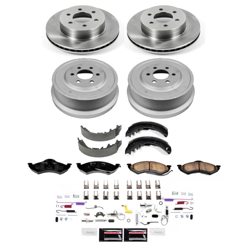 PowerStop — Track Day High-Performance Brake Pad and Rotor Kit