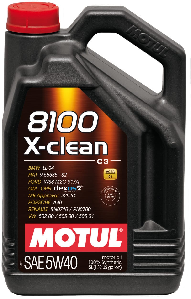 Motul — 8100 X-CLEAN 5W40 4X5L