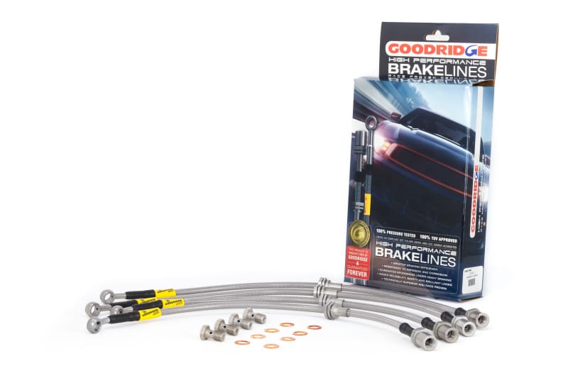 Goodridge — G-STOP SS Braided Brake Line Kit