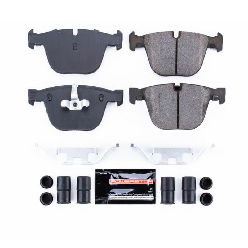 PowerStop — PowerStop - Z23 Daily Driver Carbon-Fiber Ceramic Brake Pads with Hardware Kit