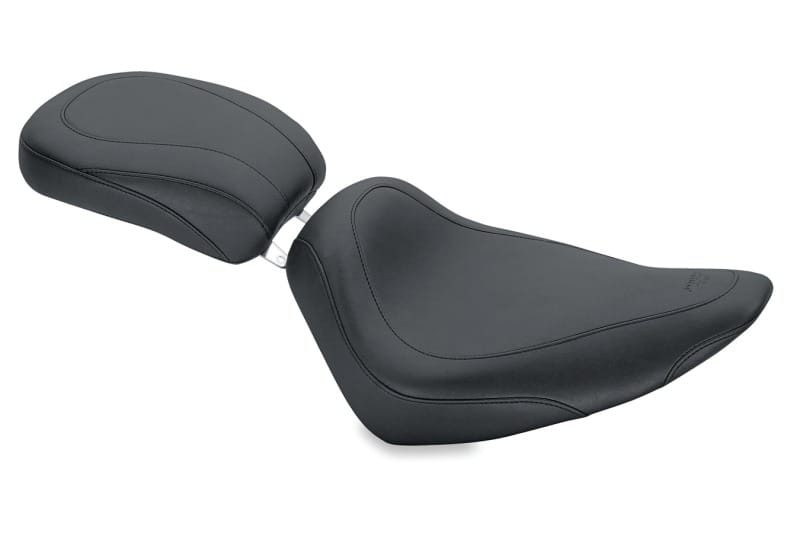 Mustang Motorcycle — Mustang 84-06 Harley Standard Rear Tire Wide Tripper Solo Seat - Black