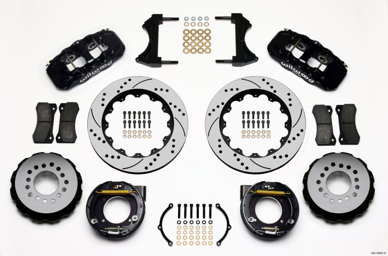 Wilwood — KIT,REAR,C10 CHEVY,5 LUG,2.42 OFFSET AERO4,14.00 ROTOR,SRP