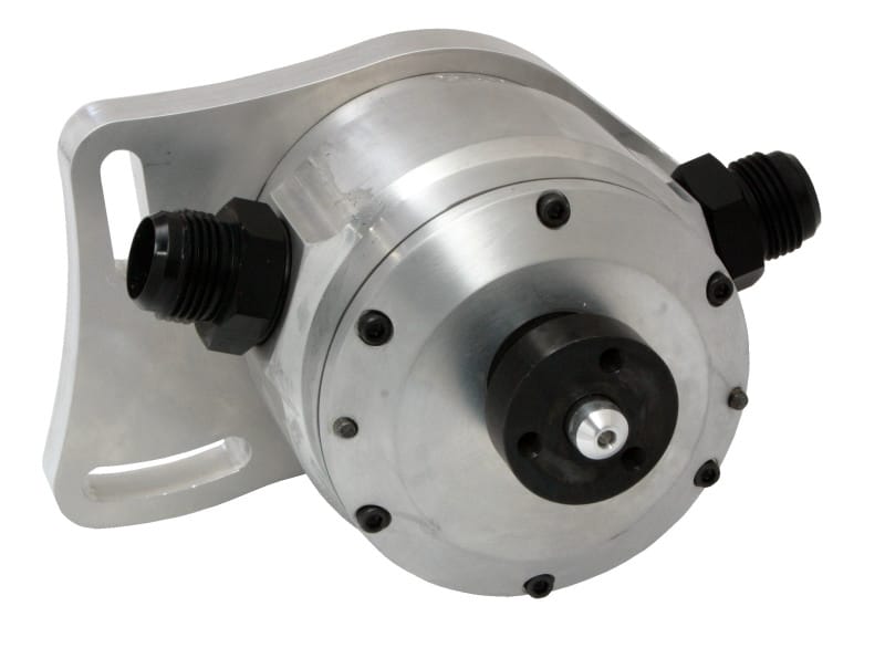 Moroso — Moroso Enhanced Design Unplated 4 Vane Vacuum Pump w/Adjustable Mounting Bracket