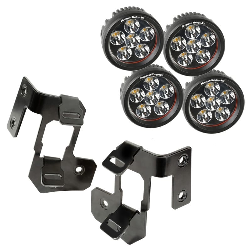 Rugged Ridge — LIGHT BARS/KITS-OMIX
A-Pillar Light Kit