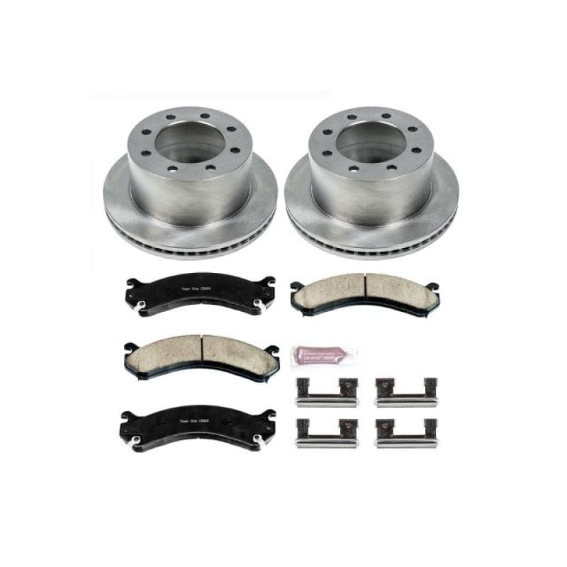PowerStop — OE Stock Replacement Low-Dust Ceramic Brake Pad and Rotor Kit