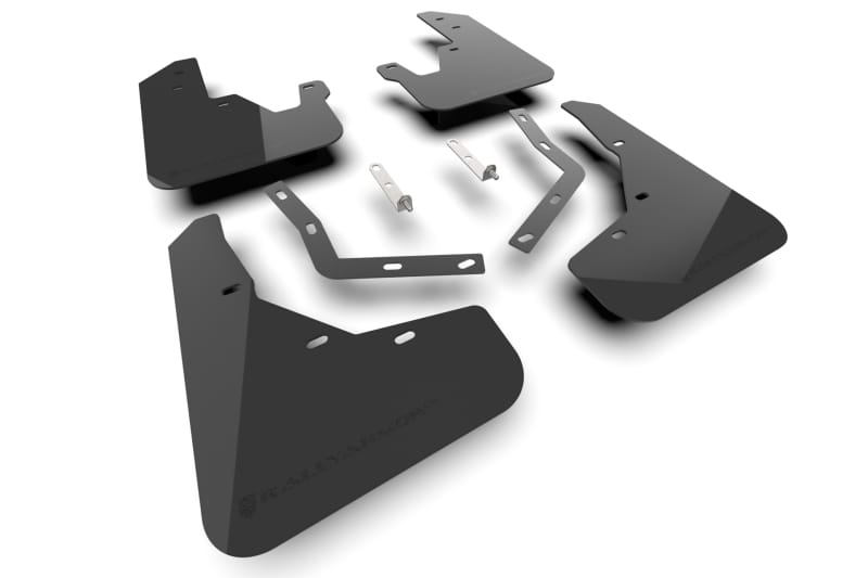 Rally Armor — Black Mud Flap/Metallic Black Logo