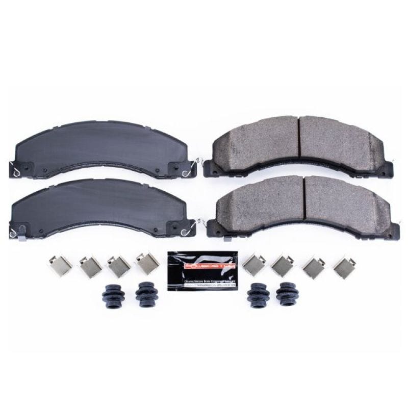 PowerStop — PowerStop - Z23 Daily Driver Carbon-Fiber Ceramic Brake Pads with Hardware Kit