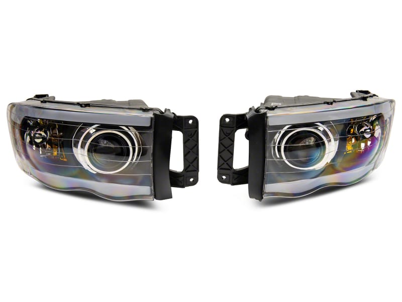 Raxiom — Raxiom 02-05 Dodge RAM 1500 LED Projector Headlights w/ SEQL LED Bar- Blk Housing (Clear Lens)
Headlights