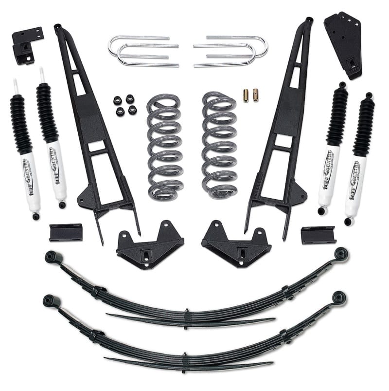 Tuff Country — 1981-1996 Ford Bronco 4x4-4in. Performance Lift Kit with Rear Leaf Springs by (S
