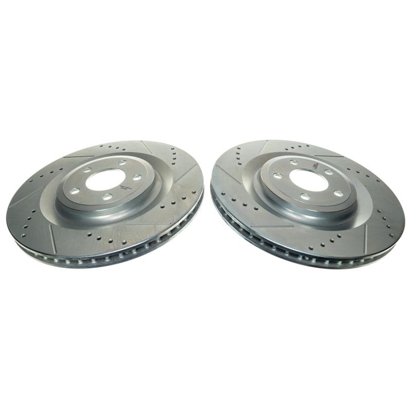 PowerStop — PowerStop Evolution Performance Drilled, Slotted & Plated Brake Rotor Pair