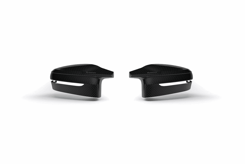 Akrapovic — Akrapovic Carbon Fiber Mirror Cap Set - High Gloss