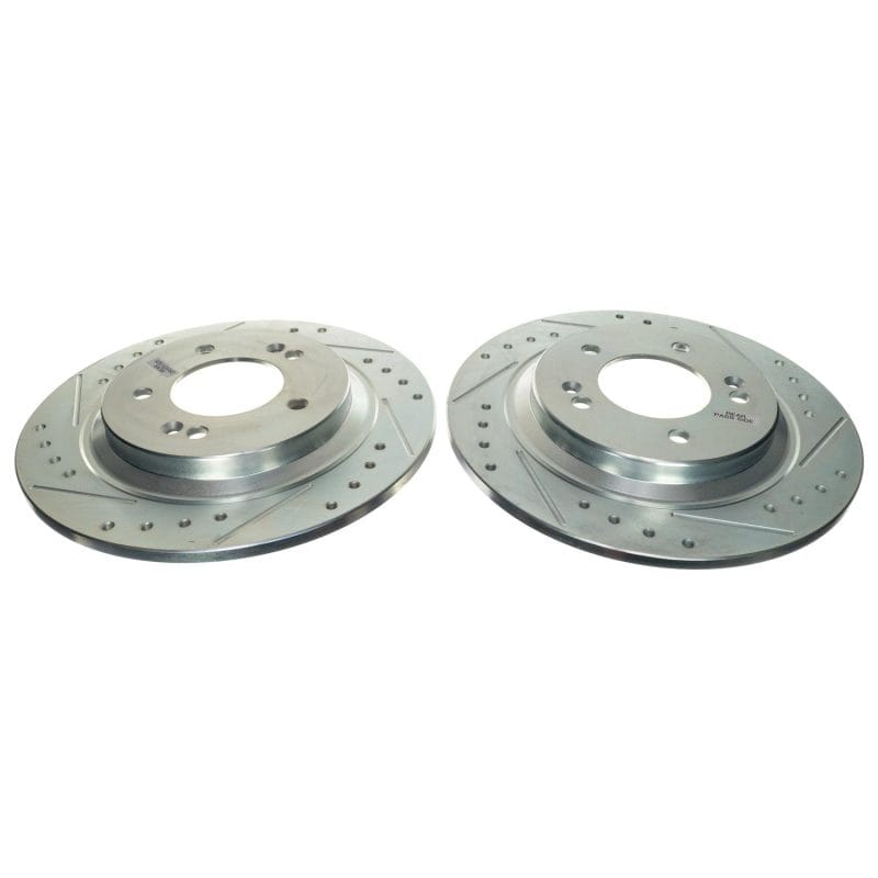 PowerStop — PowerStop Evolution Performance Drilled, Slotted & Plated Brake Rotor Pair