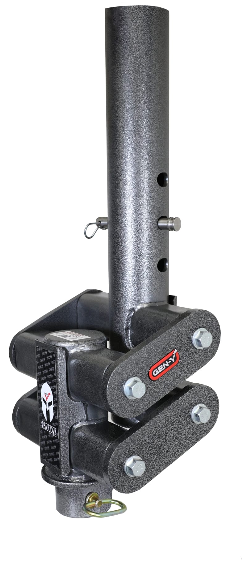 GEN-Y Hitch — Gen-Y Spartan Torsion-Flex 5in Offset 4in RD Tube Gooseneck 2-5/16in Coupler Standard Height
Gooseneck Hitch
