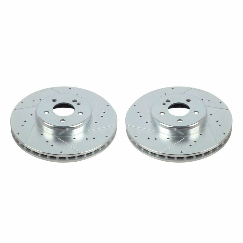PowerStop — PowerStop Evolution Performance Drilled, Slotted & Plated Brake Rotor Pair