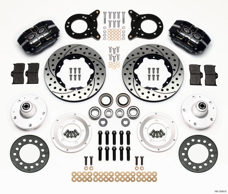 Wilwood — KIT,FRONT,MUSTANG,65-69,DP-DB,11.00 ROTOR,VENTED,DRILLED