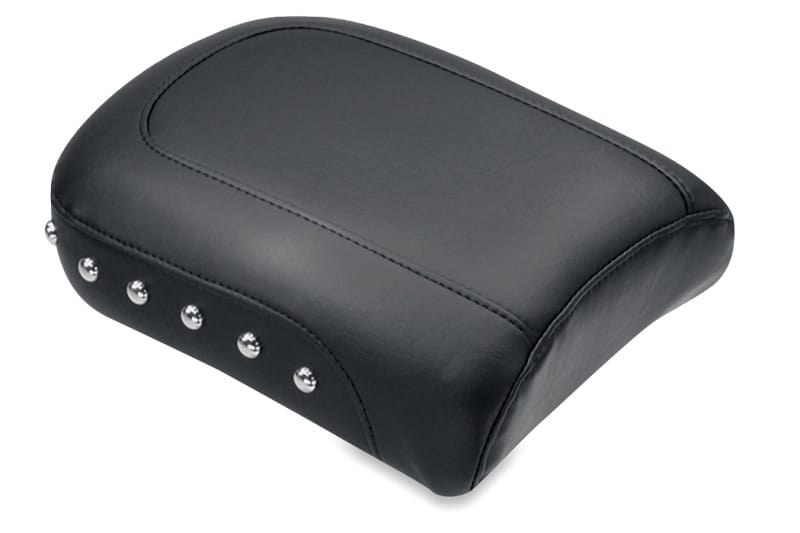 Mustang Motorcycle — Mustang 08-21 Harley Electra Glide,Rd Glide,Rd King,Str Glide Pass Seat(8.5wide) w/Studs - Black