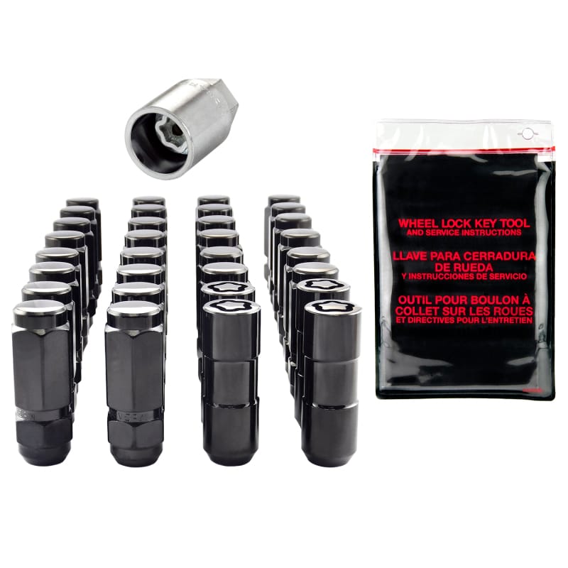 McGard — Cone Seat Exposed Style Wheel Installation Kit-Black
