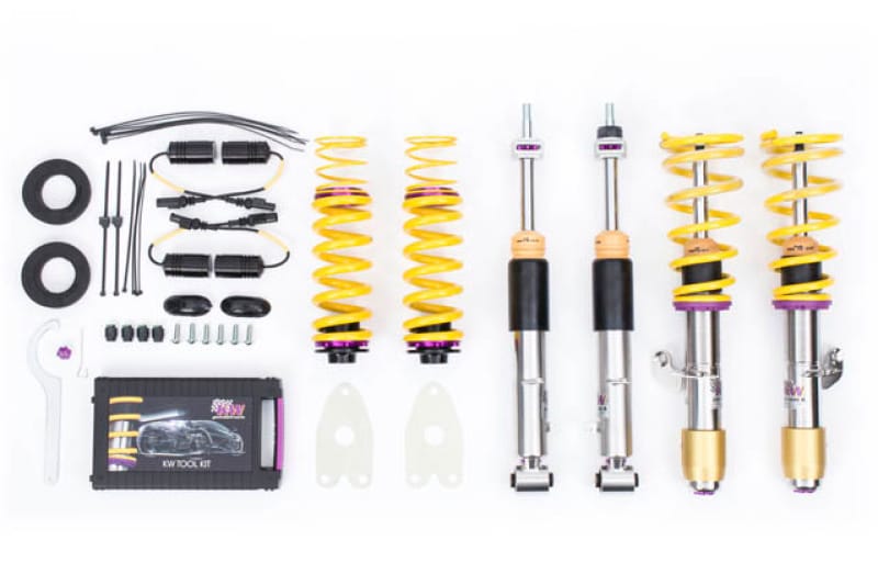 KW — Height Adjustable Coilovers with Independent Compression and Rebound Technology
KW COILOVER KIT V3 BUNDLE - 352200AP