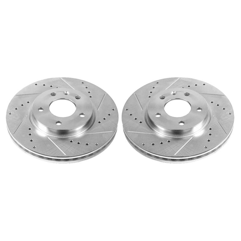 PowerStop — PowerStop Evolution Performance Drilled, Slotted & Plated Brake Rotor Pair