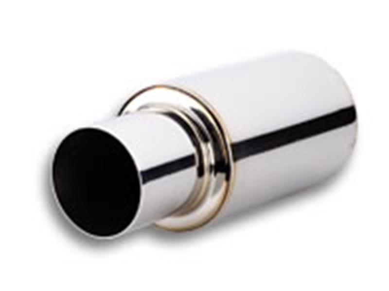 Vibrant — TPV Universal Muffler, 4" Round Straight Cut Tip (3" inlet - 17" long)
TPV TURBO Muffler w/ 4" Round Straight Cut Tip (3" inlet - 17" long)
TPV Muffler