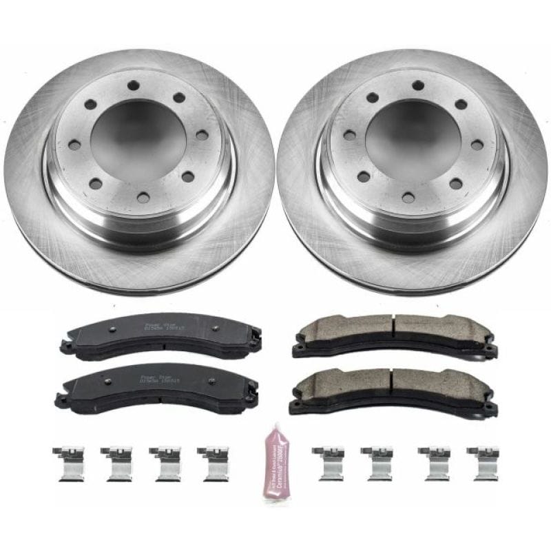 PowerStop — OE Stock Replacement Low-Dust Ceramic Brake Pad and Rotor Kit