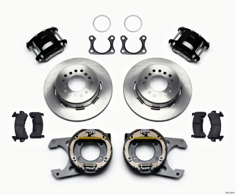 Wilwood — KIT,REAR,DISC/DRUM,BIG FORD,2.36 OFFSET D154,1PC ROTOR