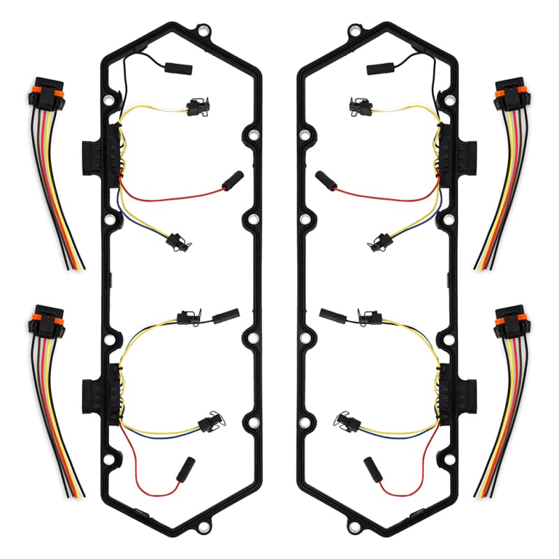 Mishimoto — Glow Plug Harness & Valve Cover Gasket Set, fits Ford Powerstroke 7.3L 1994-1997