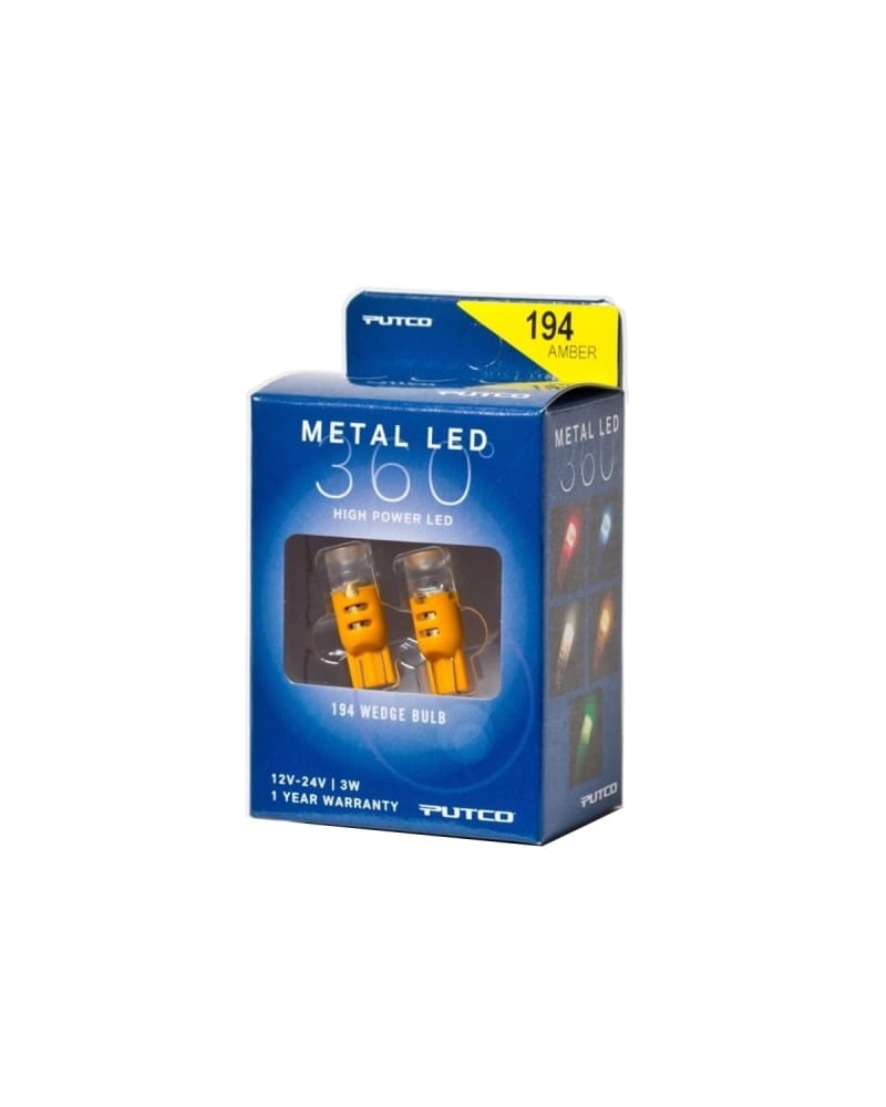 Putco — Putco 194 - Amber Metal 360 LED
Bulb