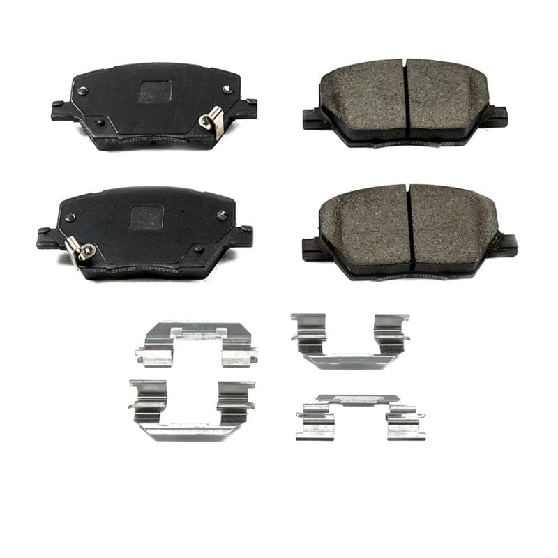 PowerStop — PowerStop - Z17 Low-Dust Ceramic Brake Pads with Hardware