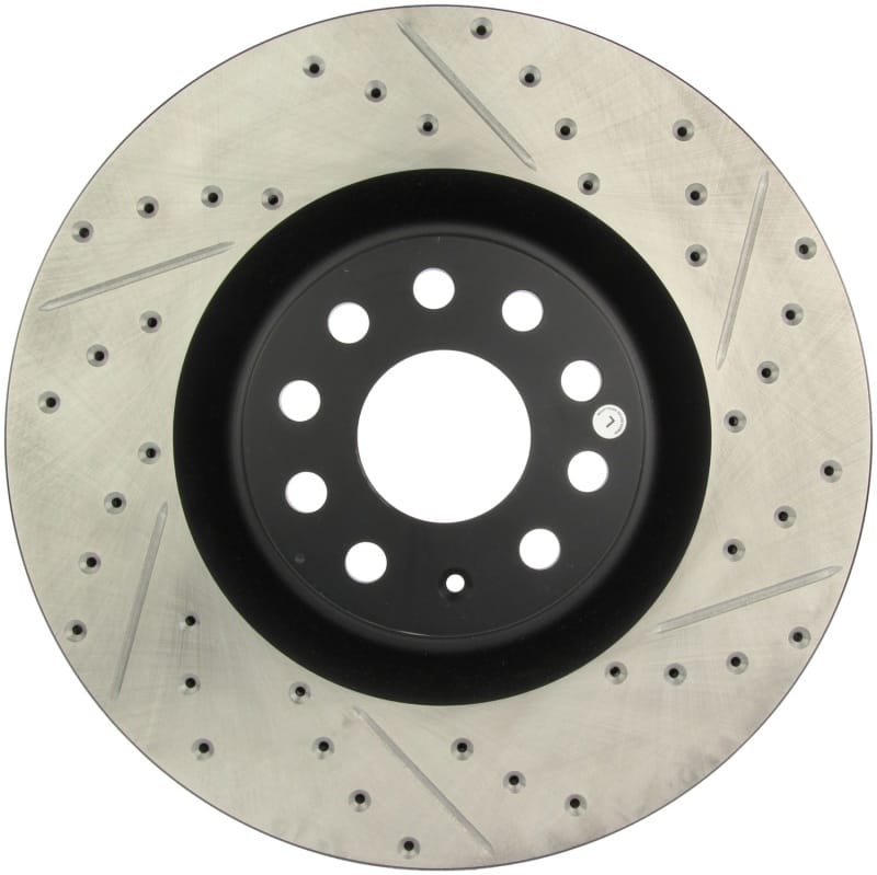 Stoptech — StopTech Sport Drilled & Slotted Brake Rotor; Front Left
StopTech Sport Drilled/Slotted Brake Rotor; Front Left
StopTech Sport Drilled/Slotted Disc