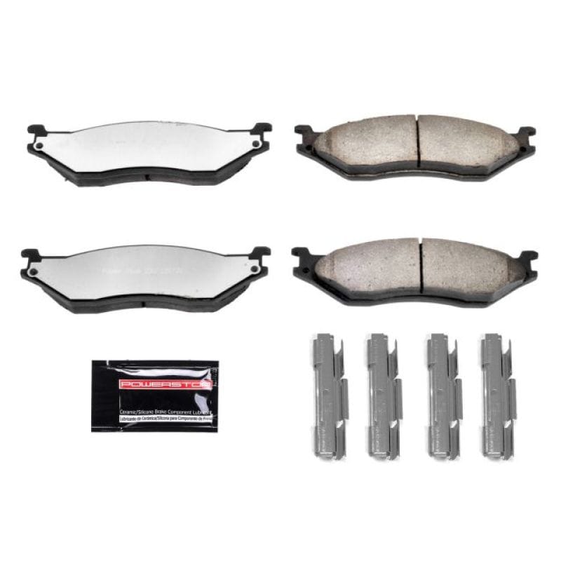 PowerStop — PowerStop - Z36 Truck and SUV Carbon-Fiber Ceramic Brake Pads with Hardware Kit