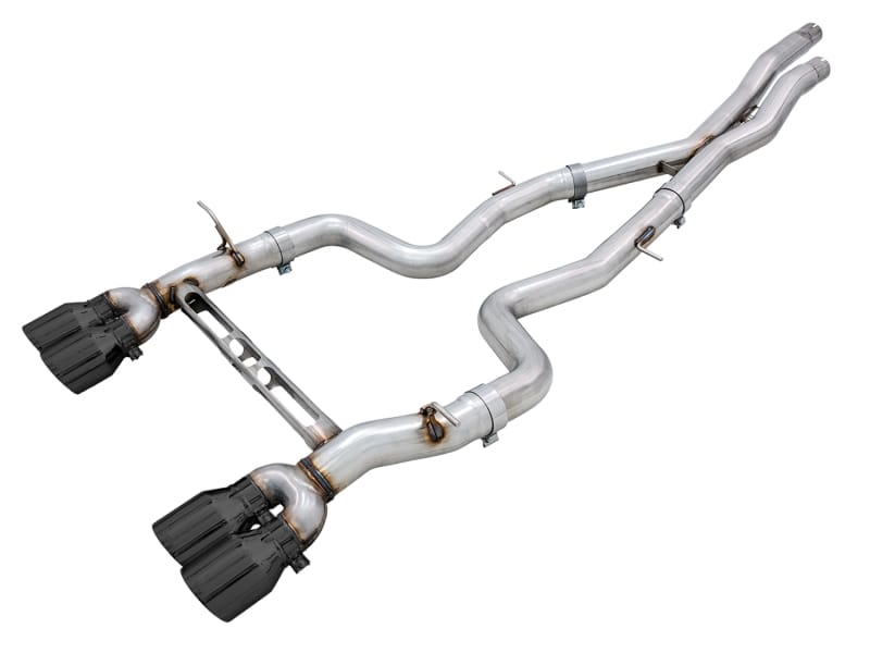 AWE Tuning — AWE Track Edition Catback for BMW F8X M3/M4 - Diamond Black