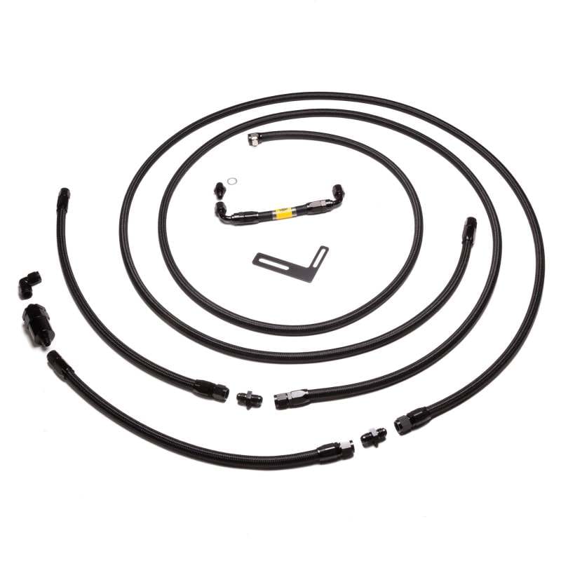 Chase Bays — Chase Bays 83-87 Toyota AE86 Corolla (w/Beams 3S-GE) Front to Rear AN Fuel Line Kit