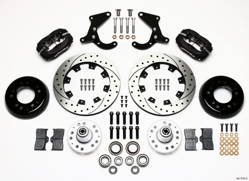 Wilwood — KIT,FRONT,CHEVY,55-57,FDLI,12.19 SRP,BLACK POWDER COAT