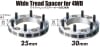 Project Kics — Project Kics 30mm Thick 12x1.25 6x139.7 4WD Wide Tread Spacers