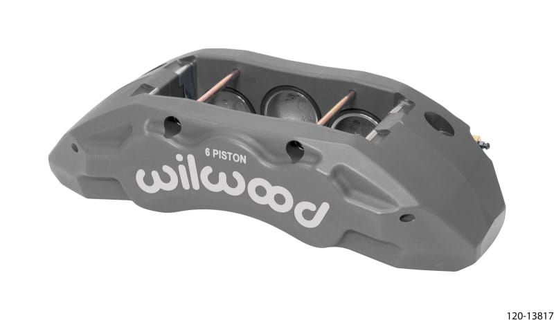 Wilwood — Wilwood Caliper-TX6R- R/H - Clear 1.75/1.62/1.62in Pistons 1.38in Disc
BRAKE CALIPER