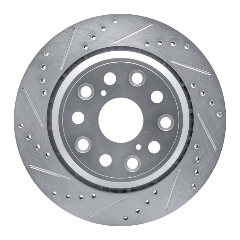 R1 Concepts — R1 07-17 Lexus LS460 Rear Left Drilled & Slotted Silver Brake Rotor
R1 Brake Rotor Drill