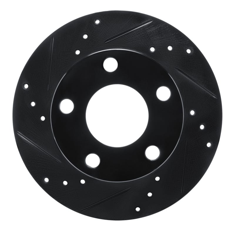 R1 Concepts — R1 80-91 Audi 5000S Rear Left Drilled & Slotted Black Brake Rotor
R1 Brake Rotor Drill