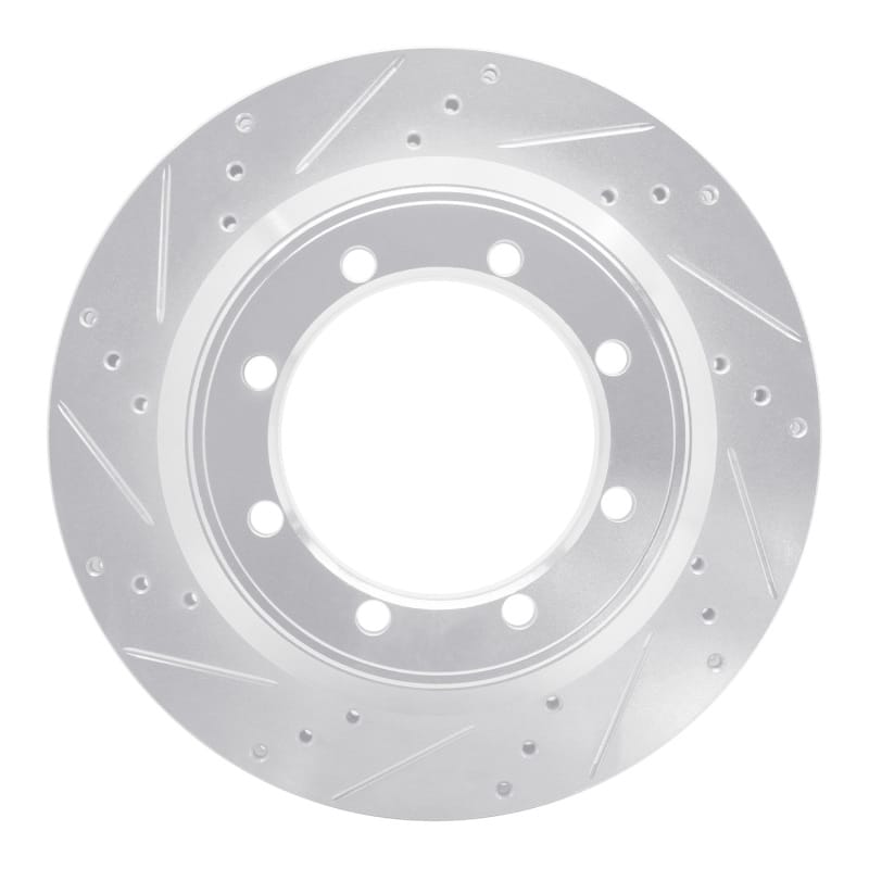 R1 Concepts — R1 99-07 Ford E-350 Super Duty Rear Left Drilled & Slotted Silver Brake Rotor
R1 Brake Rotor Drill