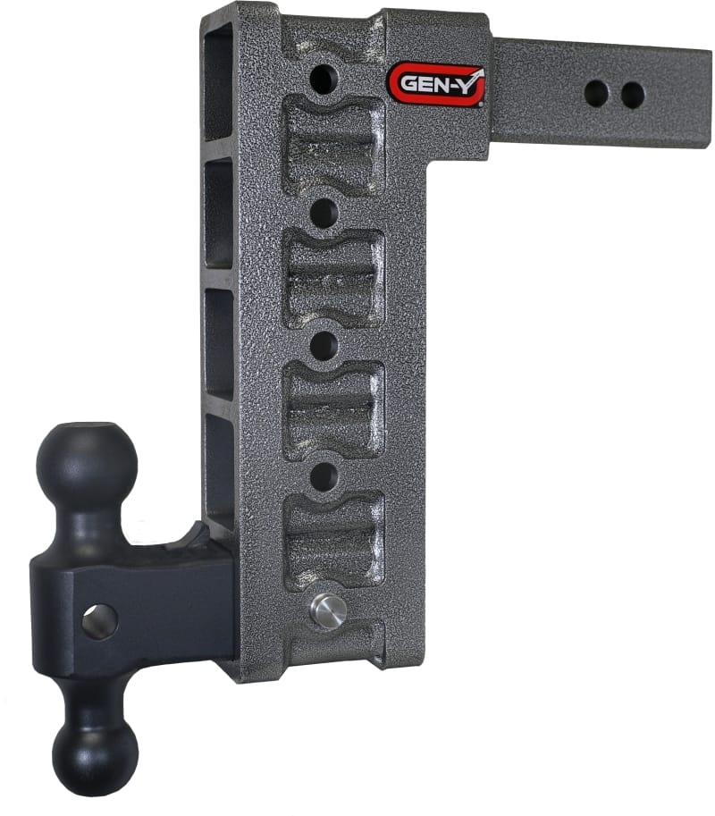 GEN-Y Hitch — Gen-Y Mega Duty 2.5in Shank 12in Drop 3K TW 21K Hitch w/GH-061 Dual-Ball
Drop Hitch