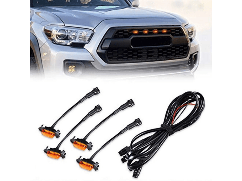Cali Raised LED — Cali Raised 16-23 Toyota Tacoma Trd Pro Grille Raptor Led Light Kit - W/ Add A Fuse