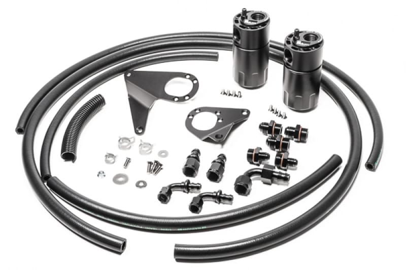 Radium Engineering — Radium Engineering Dual Catch Can Kit 08-16 Mitsubishi Evo Fluid Lock