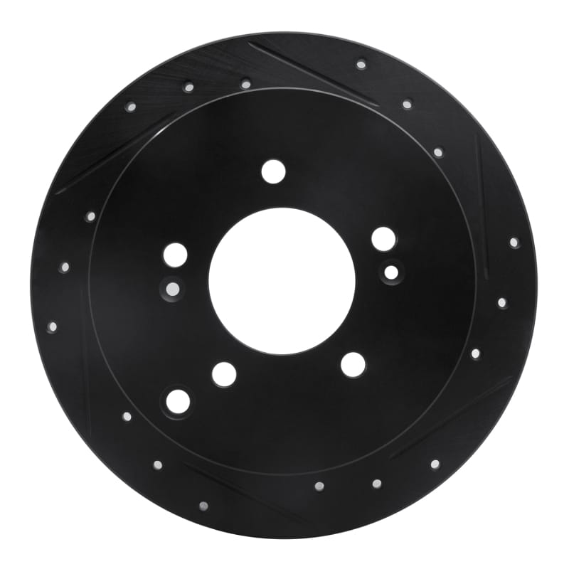 R1 Concepts — R1 01-16 Hyundai Santa Fe Rear Right Drilled & Slotted Black Brake Rotor
R1 Brake Rotor Drill