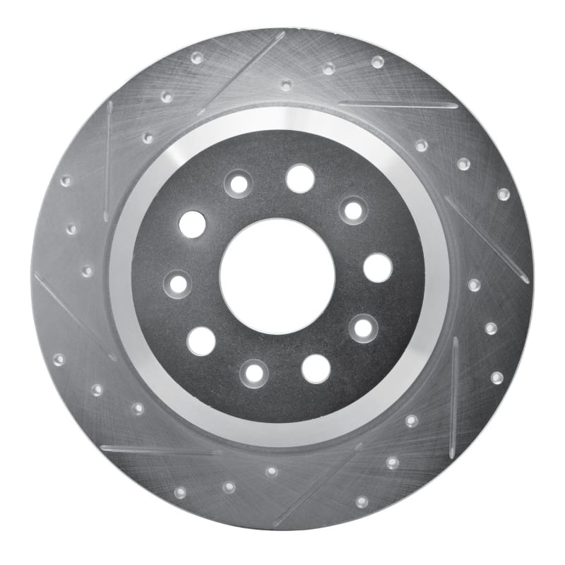 R1 Concepts — R1 18-25 Jeep Wrangler Rear Left Drilled & Slotted Silver Brake Rotor
R1 Brake Rotor Drill