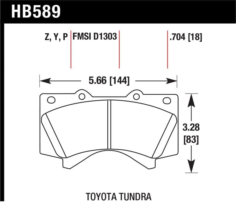 Hawk Performance — Performance Ceramic Disc Brake Pad